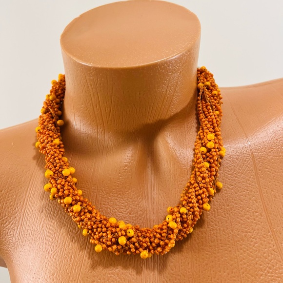 Jewelry - Women’s Jewelry Chunky Bead Necklace Orange